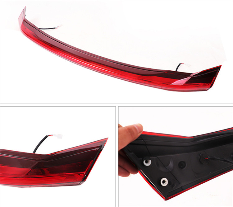 Honda New Civic Sedan 2016 2018 Auto Sculpt Roof Spoiler , Led Light Rear Wing
