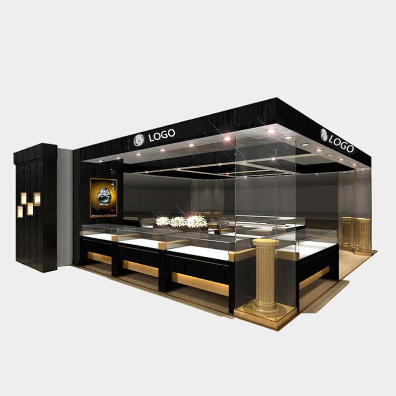 Exquisite Jewelry Store Display Cases , Retail Display Cabinets Customized Size