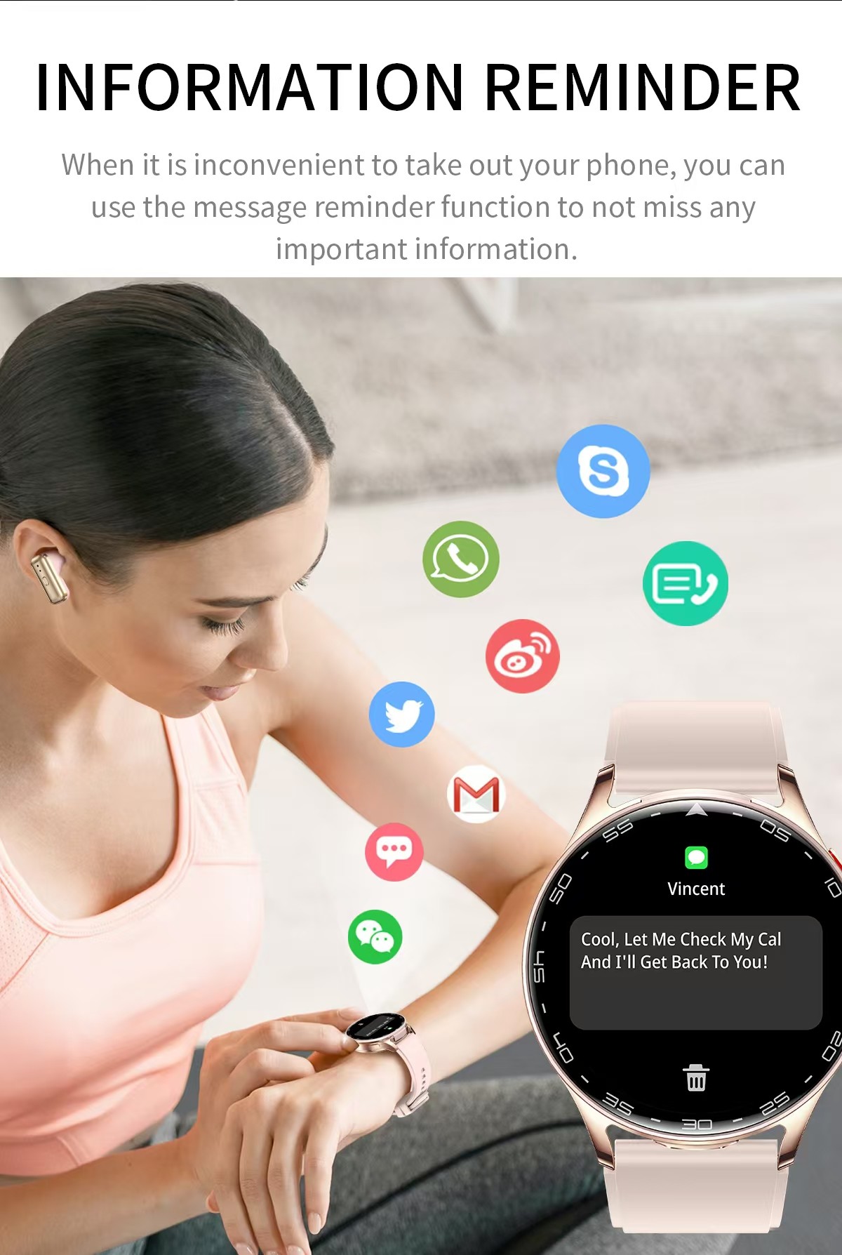 T97 Smart Watch IP67 waterproof 2 In 1 Smart Watch With Wireless Earphones