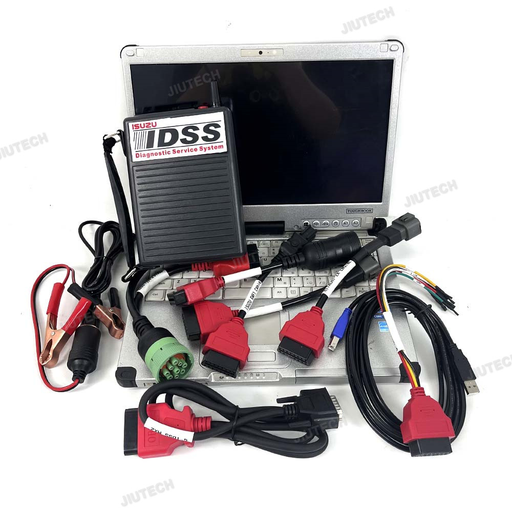 Ready to Use for Isuzu IDSS Diagnostic Kit+CFC2 Laptop for Isuzu G-IDSS E-IDSS Vehicles Excavator Truck Diagnostic Scanner Tool