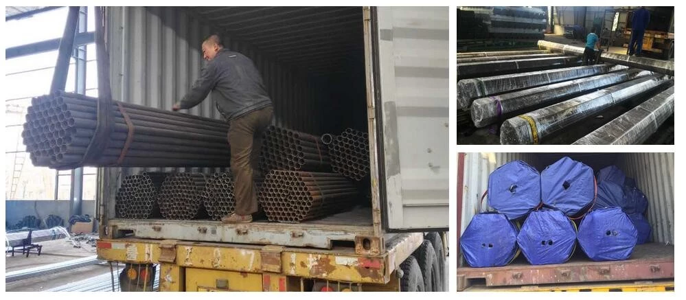 6m A53 A106 Carbon Steel Pipe ERW Hot Rolled Round Steel Tubing Customized