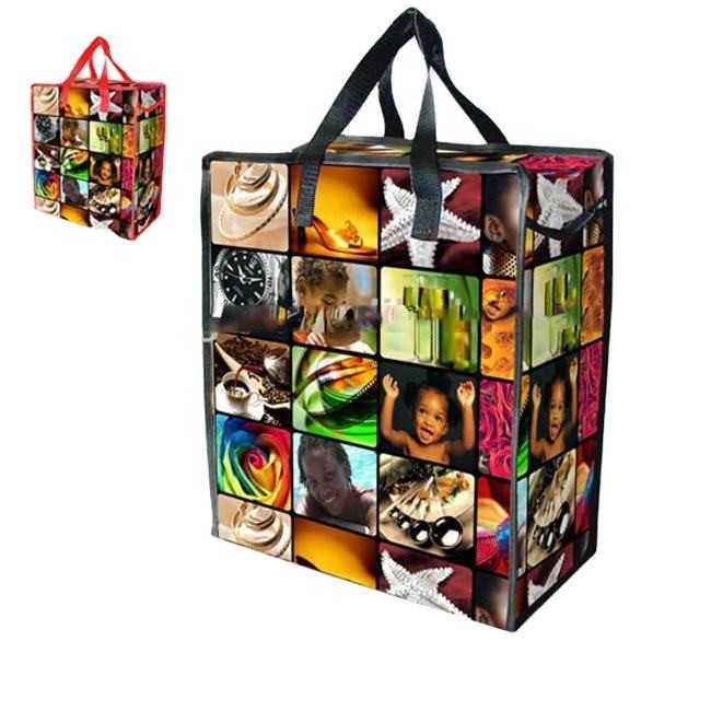 High quality plastic shopping bag reusable laminated bag pp woven
