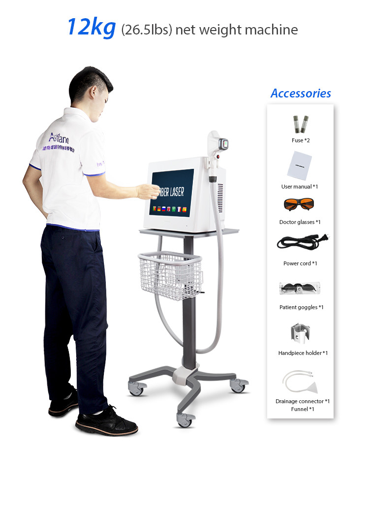 808nm Laser Hair Removal Machine With Sapphire Contact Cooling Water Cooling