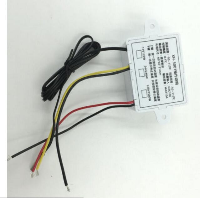 XH-W3001 Digital Control Temperature Microcomputer Thermostat Switch 12V/24V/220v