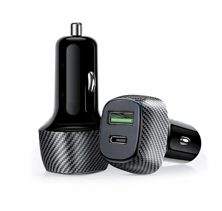 Fast Charging USB Car Charger Aluminum Alloy PD 18W Type C Car Fast Charger