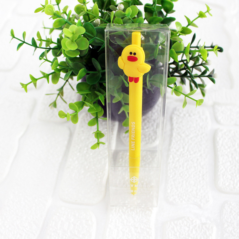 0.015kg Assorted Color Kawaii Cute Cartoon Image Stationery Click Presses Gel-Ink Pens