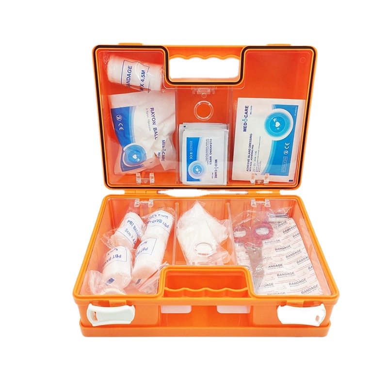 10 person Office Wall Mounted first aid box case Sport place First Aid Kit 5 10 person Emergency supplies bracket hard c