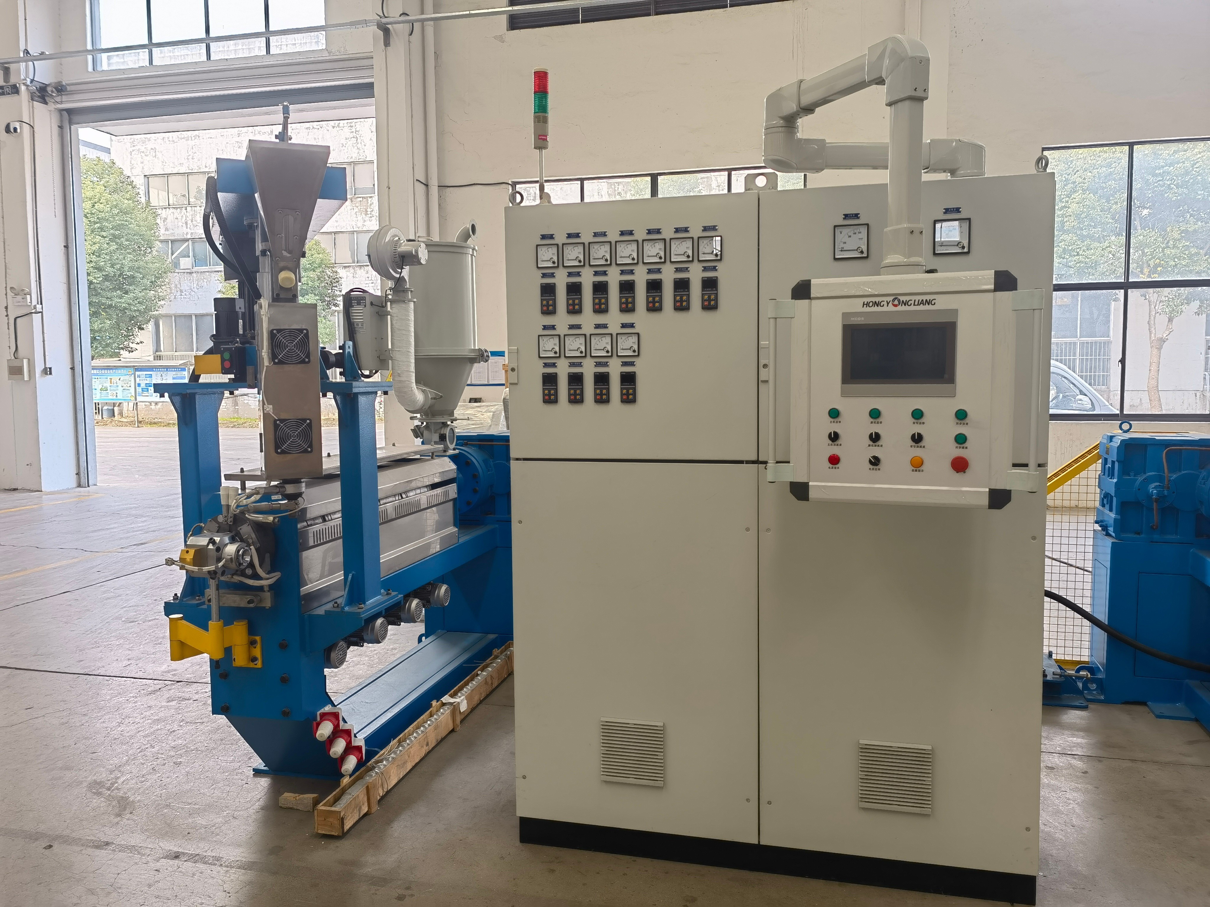 70mm PVC High Speed Extrusion Line For Adding Insulation Or Sheathing On Cables And Wires