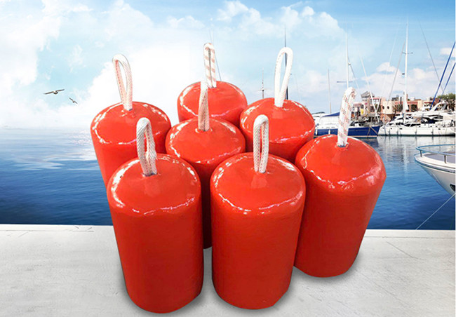 1700 X 3000mm Floating Buoy Fender Abrasion Resistant Light Reflective Eco Friendly