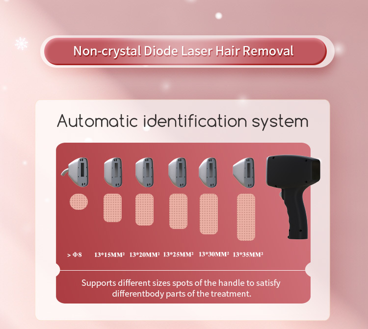 KM NEW 2026 810 Ice Tria 808 1064nm Titanium diode laser hair removal machine 3 Wavelength System with 6 AI Automatic Recognition Changeable Tips
