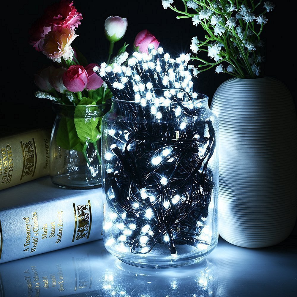 Fairy Lights 165ft 300LEDs Plug in LED Christmas Decorations Lights Multi Color Changing String Lights for Bedroom Party Holiday