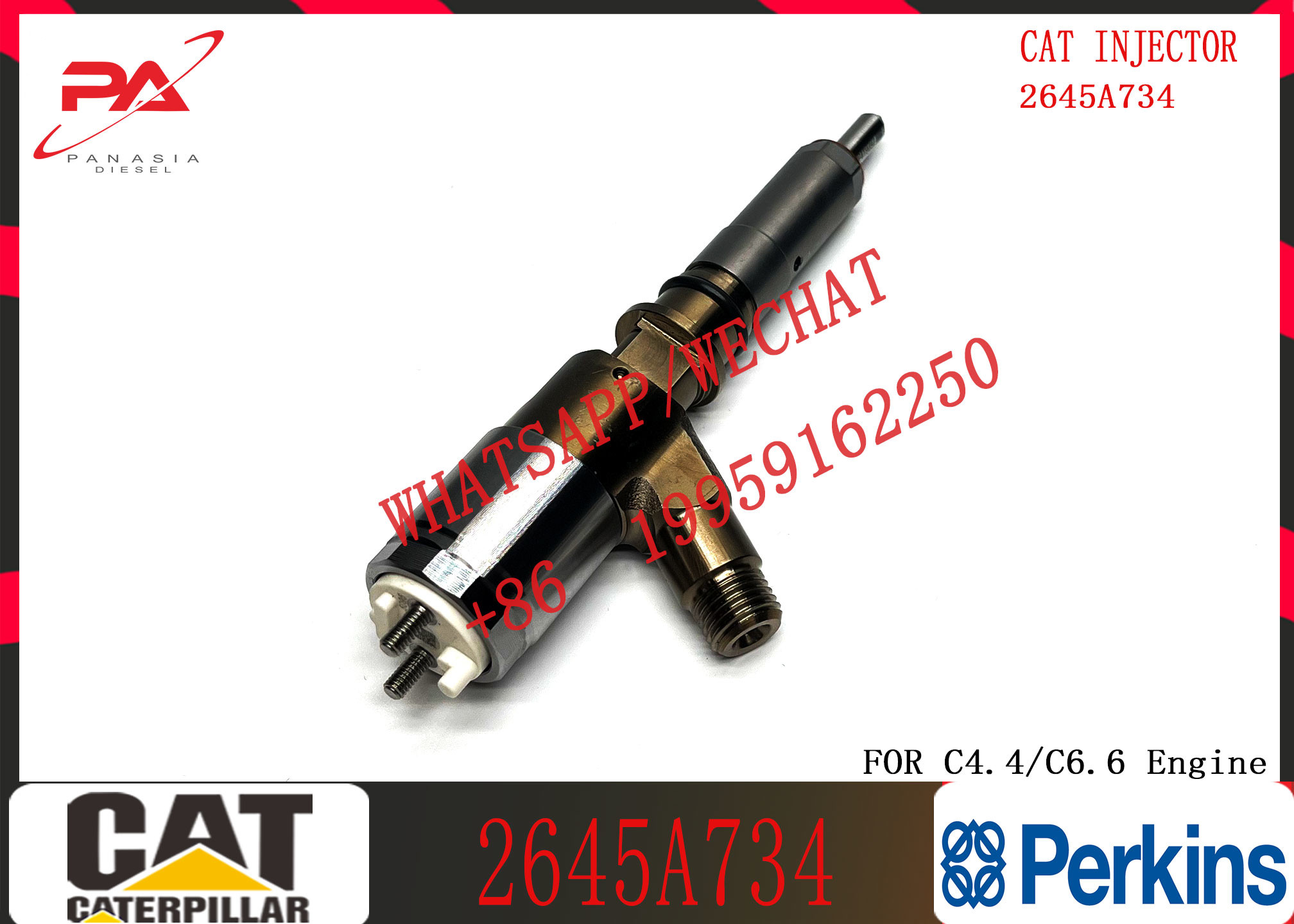 Fuel Injector 2645A747 10R-7671 10R-7672 2645A718 10R-7673 10R-7676 2645A734 For CAT C6.6