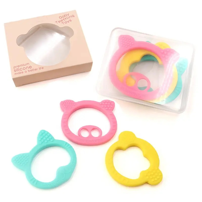 Practical Reusable Silicone Chew Toys Nontoxic Lightweight Waterproof