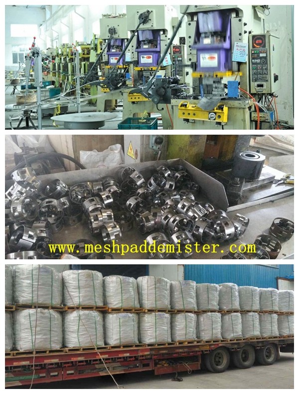 10mm Diameter Stainless Steel Pall Rings For Distillation Column