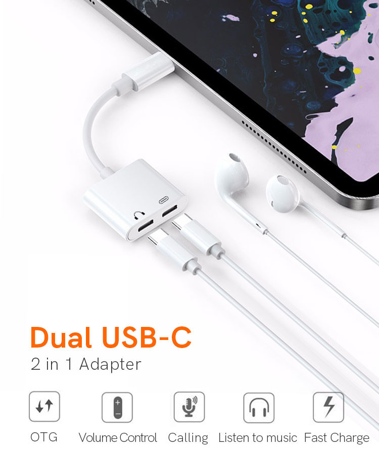 10000 Times Type C To Type C Adapter ROHS Type C OTG Hub