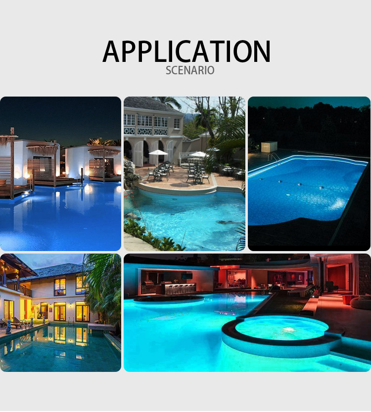 PAR56 Acrylic Swimming Pool Light 18W High Voltage GX16D Base PC Cover
