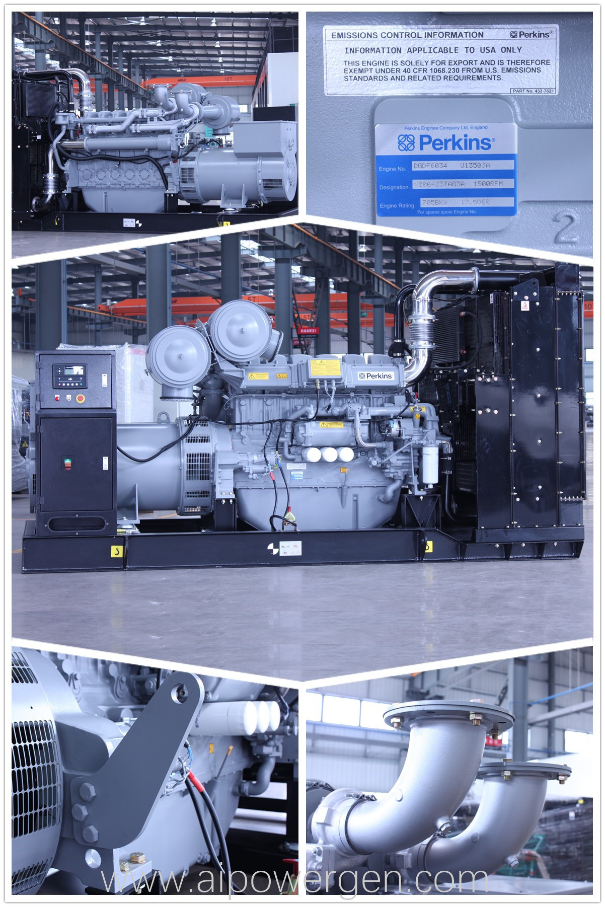 400 Kva Prime Power Silent Diesel Generator Set 100kw NTAA855-G7A