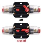 12V 24V Inline Fuse Car Audio Circuit Breaker Manual Reset Fuse Holder For