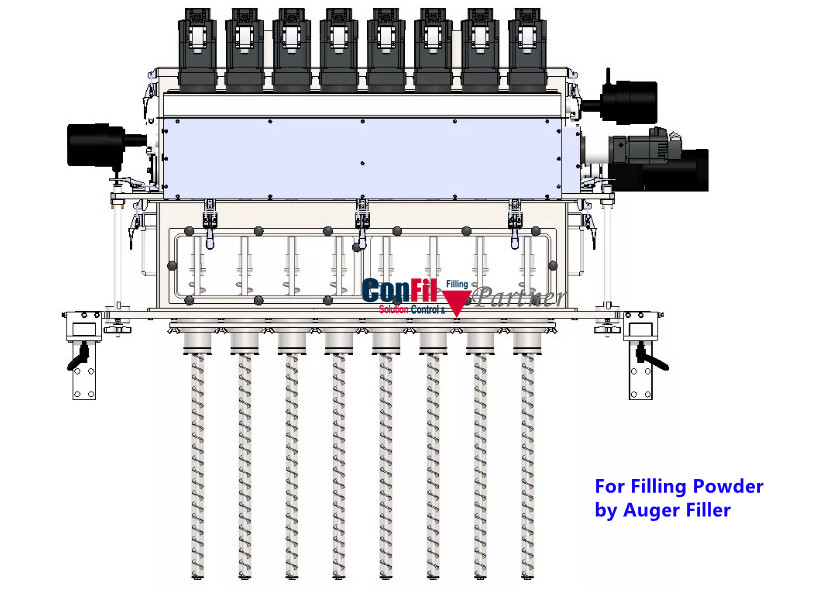 Vertical 8 Lanes Stickpack Packaging Machine For Powder Granular Liquid
