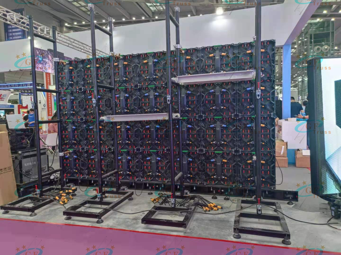 1m Length Keder LED Background Screen Truss For Events