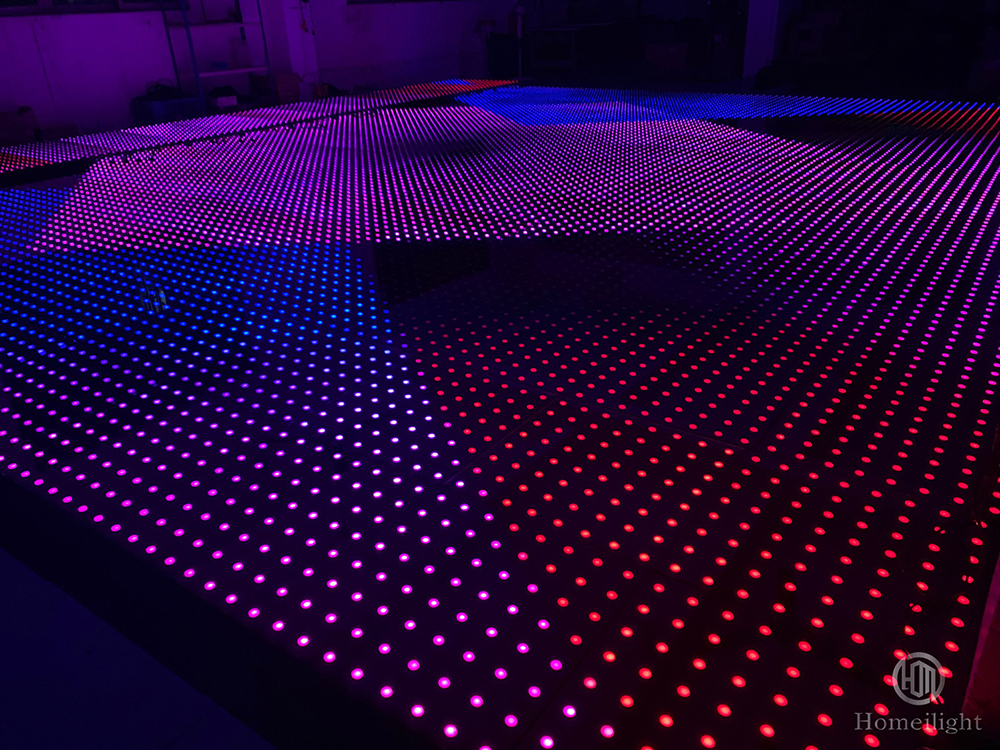 50000 Hours Working Time Digital LED RGB 3in1 Video Danced Floor for Wedding Ceremony
