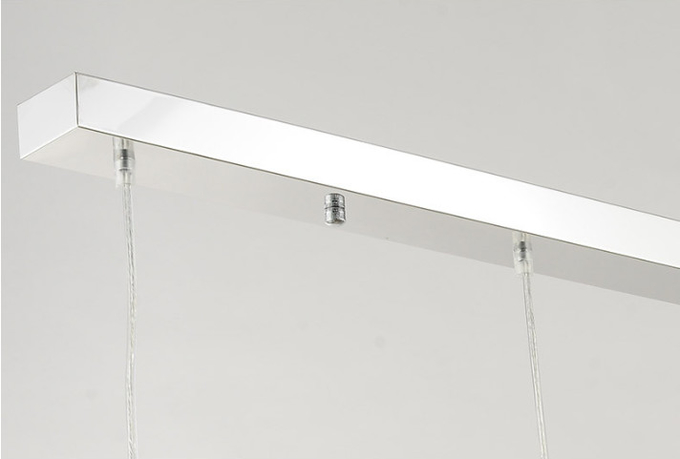 Shimmer Branching Disc Chrome Chandelier Ceiling Light Customized