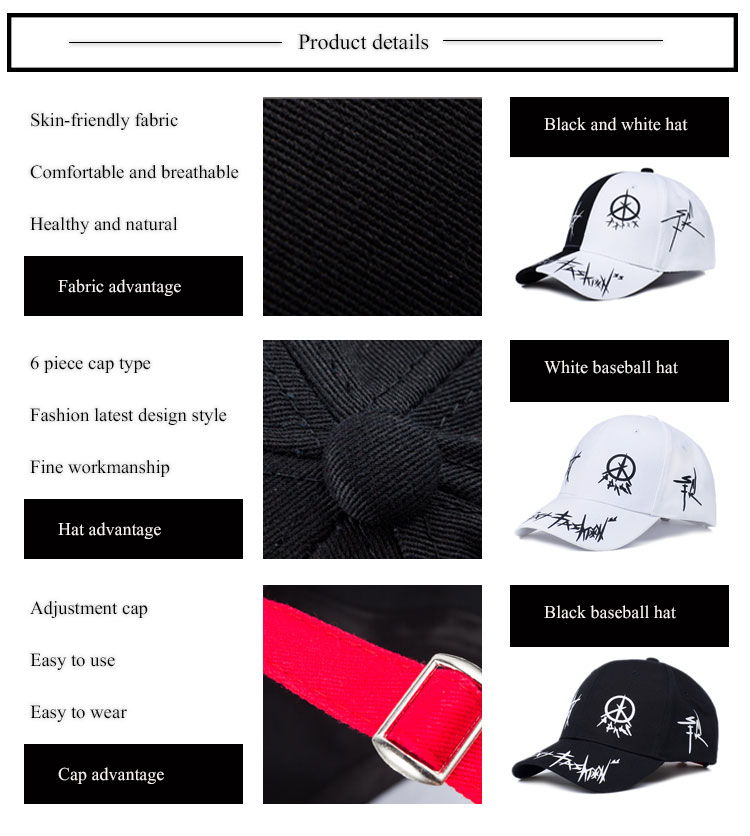 Newest Design Sports Style Printed Baseball Caps With Customized Multi Color
