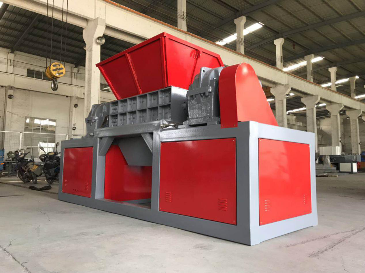 Cardboard Shredder Double Shaft ShredderWaste Shredder Machine With CE Certificate Industrial Paper Shredder