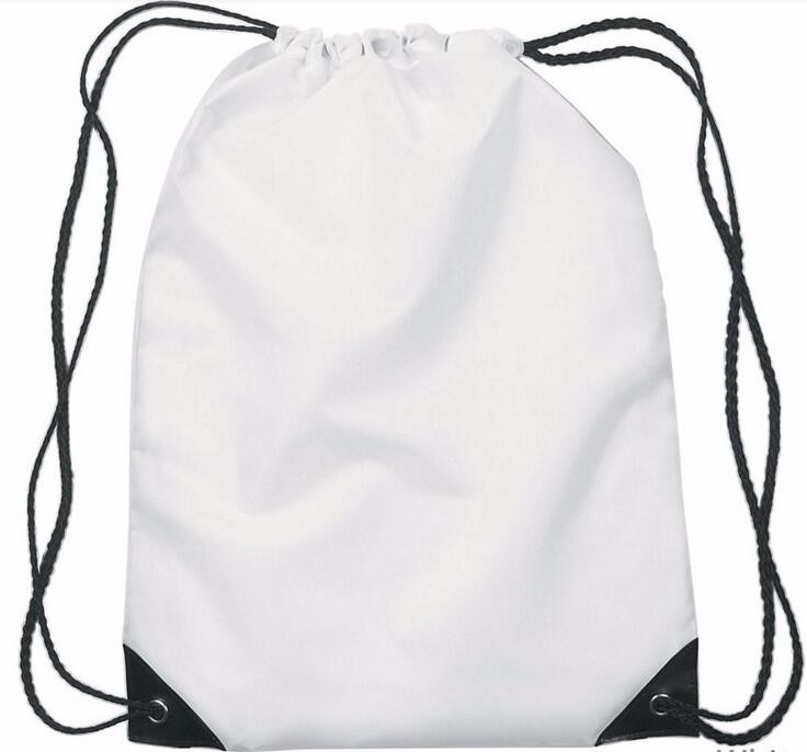 Outdoor Use 210D Sample Shoe Polyester Drawstring Bag,fashionable pattern printing polyester foldable shopping bag PACK