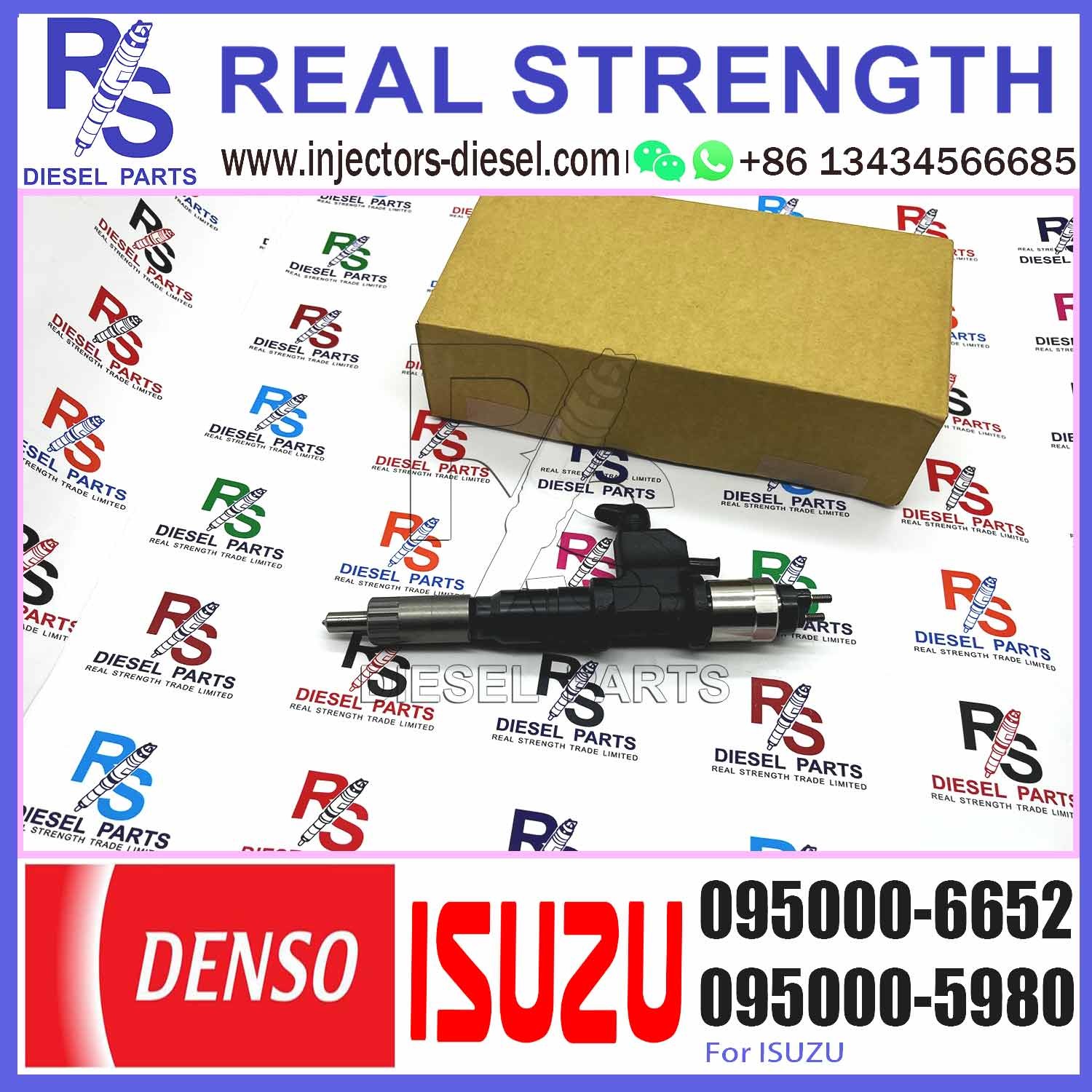 New Injector 095000-6650 095000-6651 095000-6652 for I-SUZU 8-98030550-0 8-98030550-1 8-98030550-2