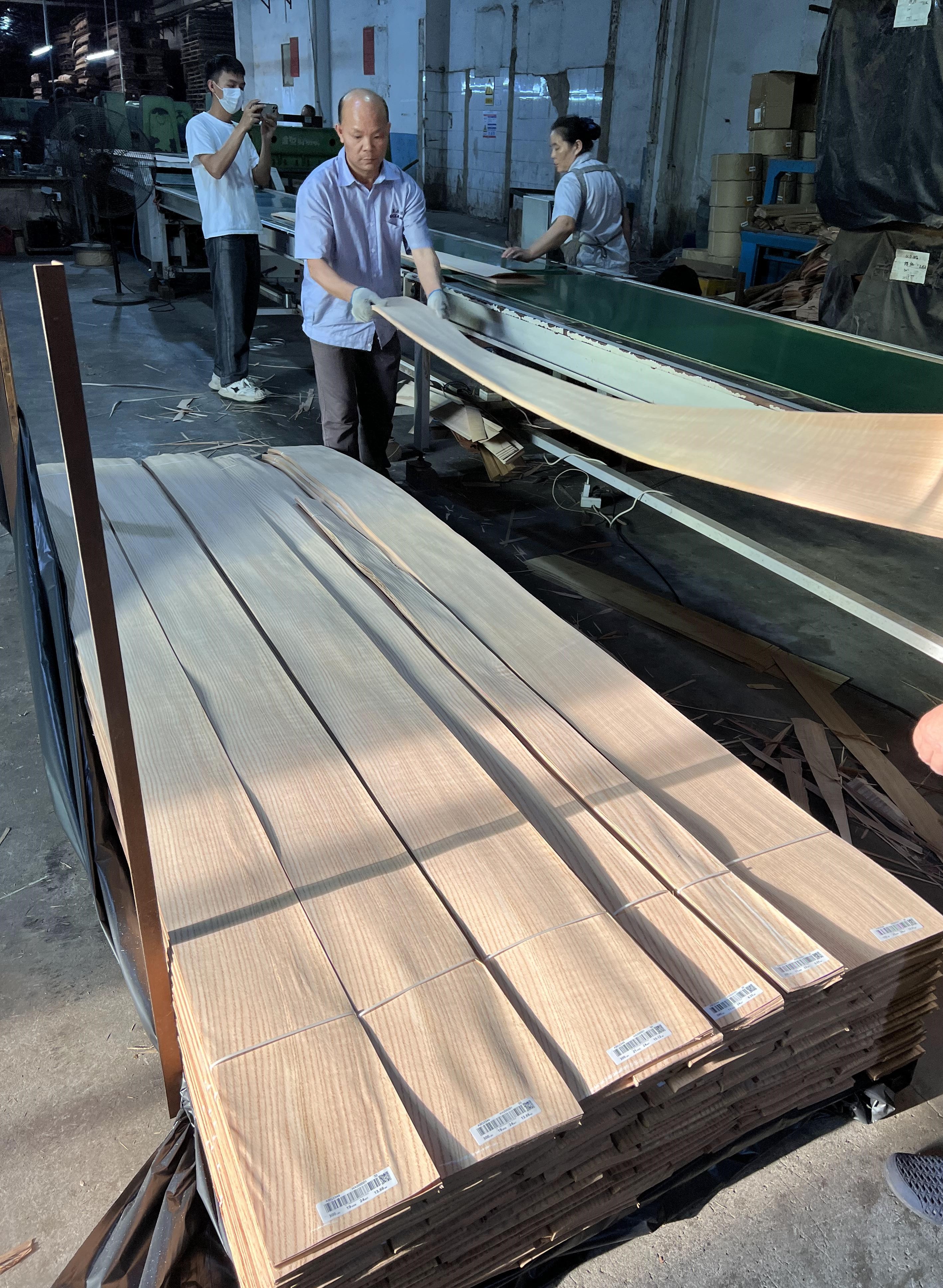 Hot Sale Natural Red Oak 0.3mm/0.45mm/0.5mm/0.6mm Oak Veneer Sheet Red Oak Wood Veneer