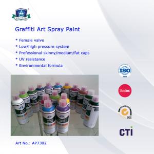 Buy cheap Multi Colors 400ml Art Graffiti Spray Paint For Wall / House Decoration product