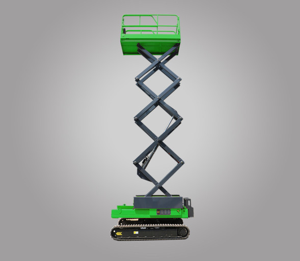 4*2 Drive Mode Aerial Work Platform Z10W Z12W Liquid Driven Scissor Type with 8x6V/200Ah Battery