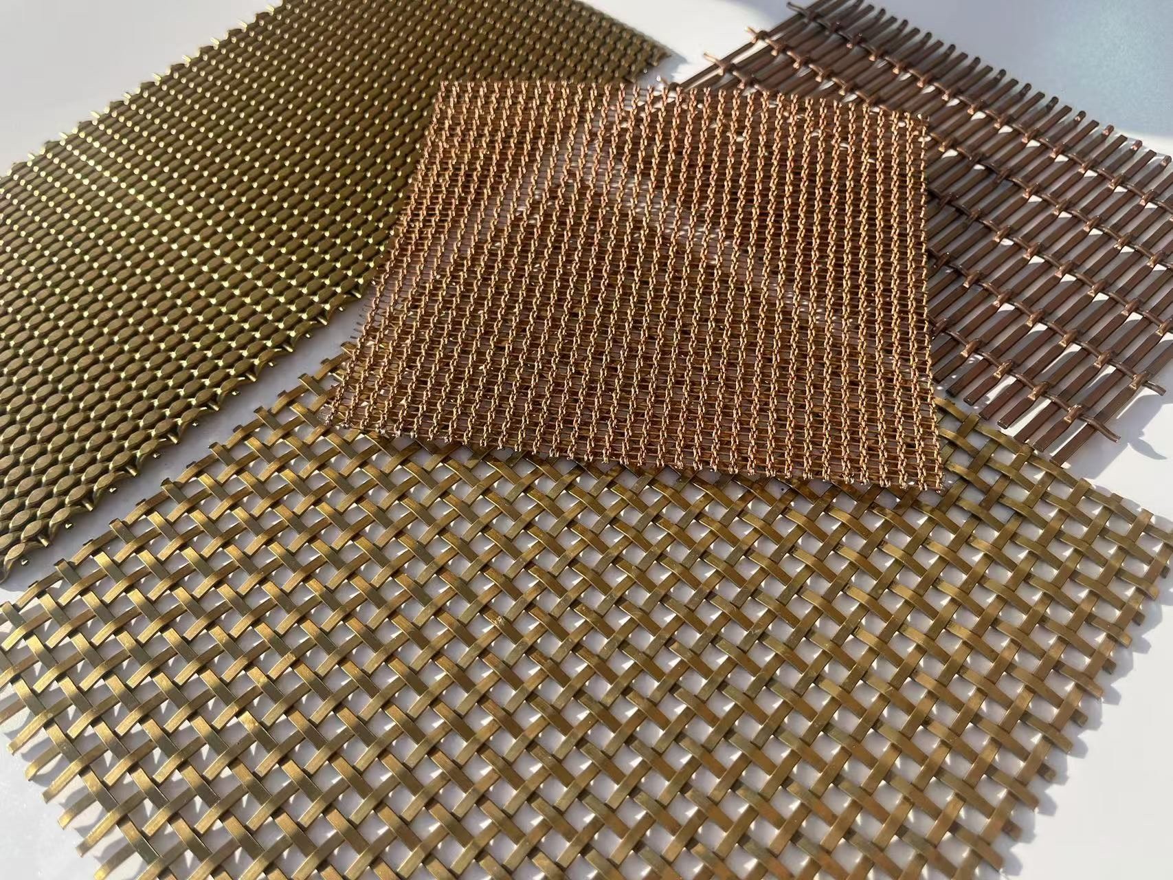 Customized Different Weaving Methods Stainless Steel Panel For Wall Decorative Mesh
