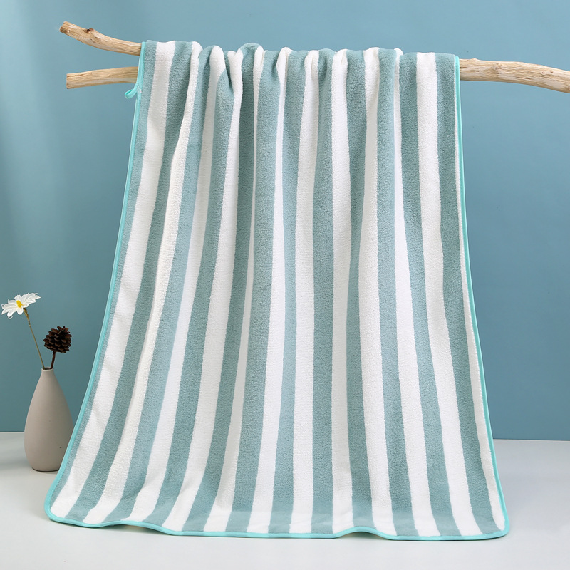 Adult 100% Cotton Thickened Coral Velvet Beach Towel for Home and Age Group