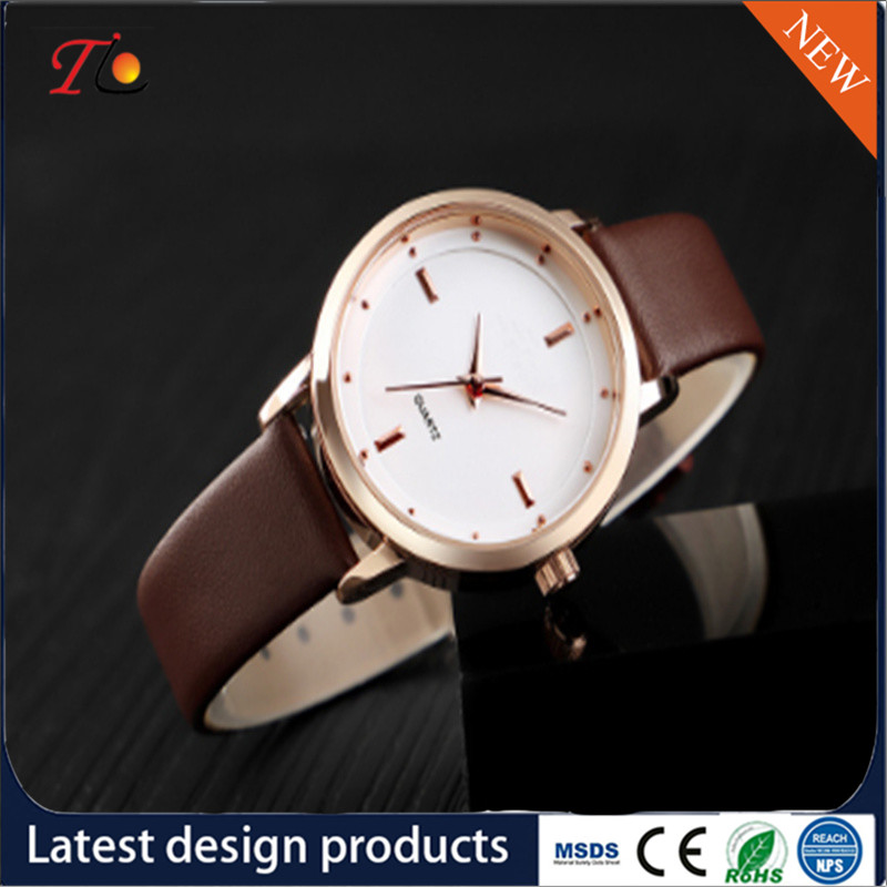 Wholesale Customizable PU Strap/Band Wrist Watch Fashion Watch Alloy Case Multicolor Bands