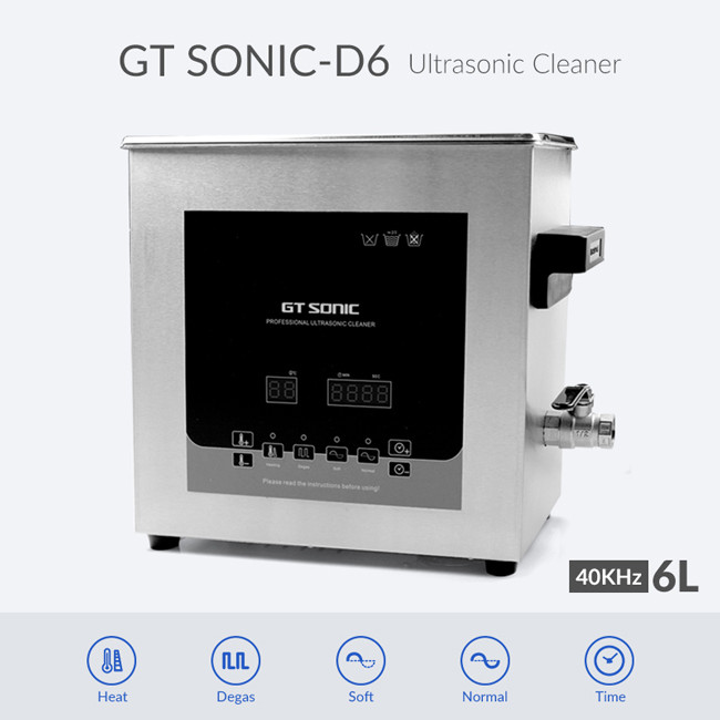 High Durability Digital Ultrasonic Cleaner 300 * 155 * 150MM Tank 40kHz