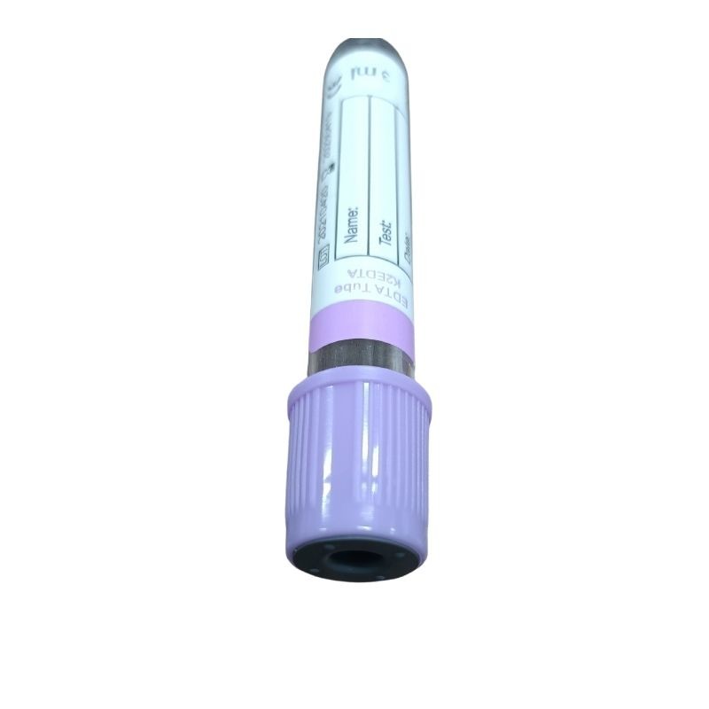 Medical Consumables Glass EDTA Tube PET Lavender K2 K3 Disposable Vacuum Blood Collection