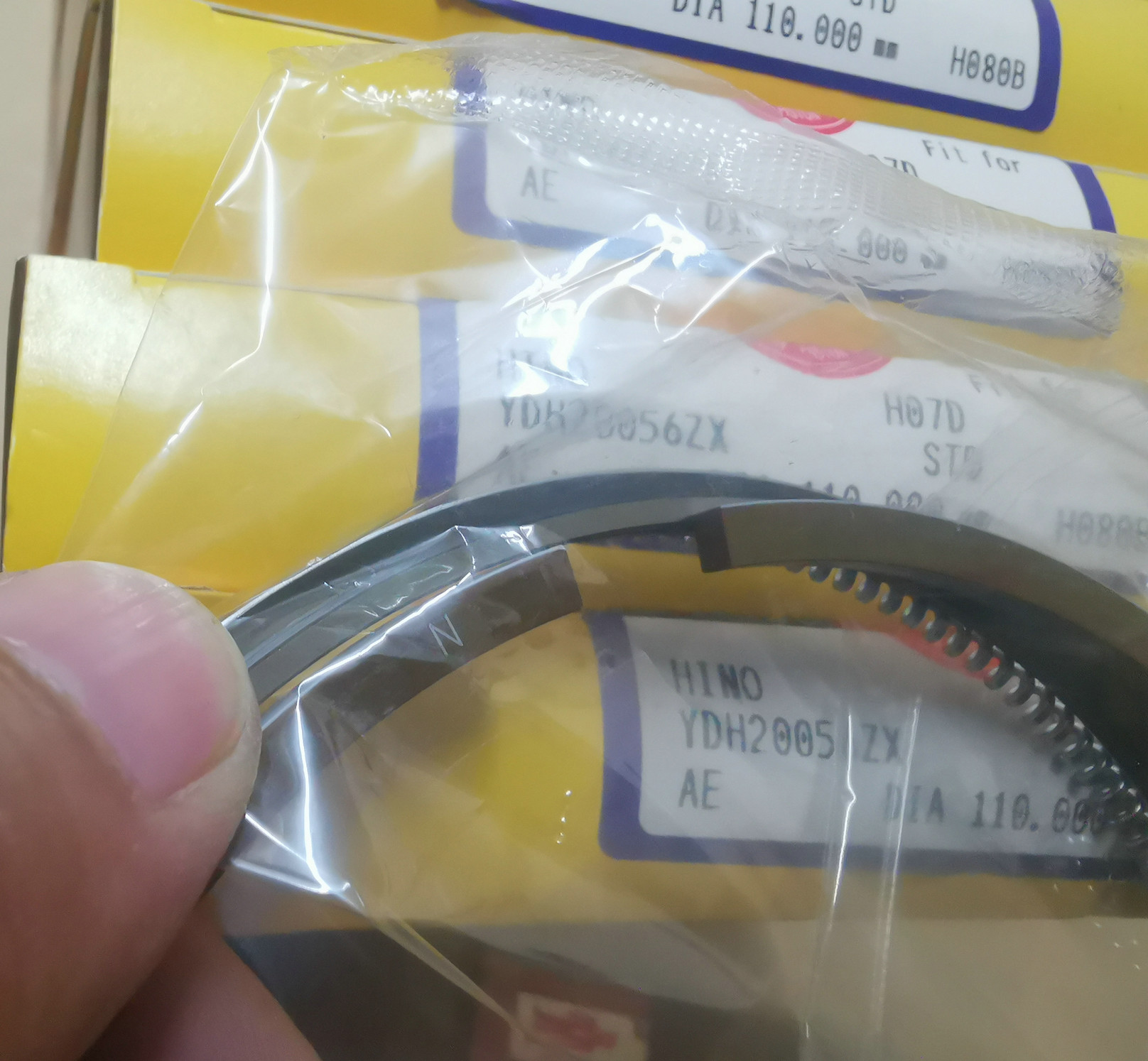 H07D Piston Ring 13011-2650A 13011-2651A 13019-1300A For HINO Engine Parts