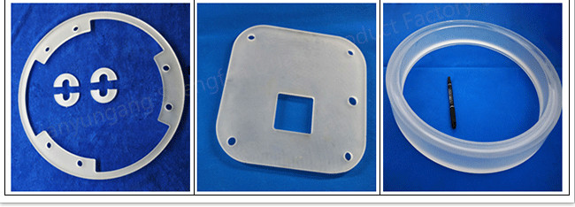 Heater Use Fused Silica Quartz Flange / Fused Silica Tube Accurate Dimension