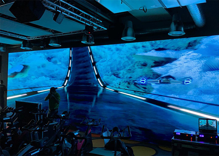 High Resolution Small Pitch LED Display Screen 640x480mm 256 Level