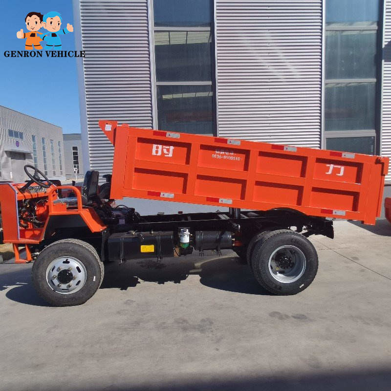 5 Ton Mini Mining Four Wheel Dumper Truck 4X4 Hydraulic Diesel Dump Truck