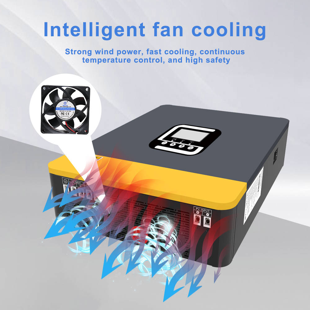 4200VA MPPT Solar Power Inverter 24V DC To 230V AC Inverter For Residential System