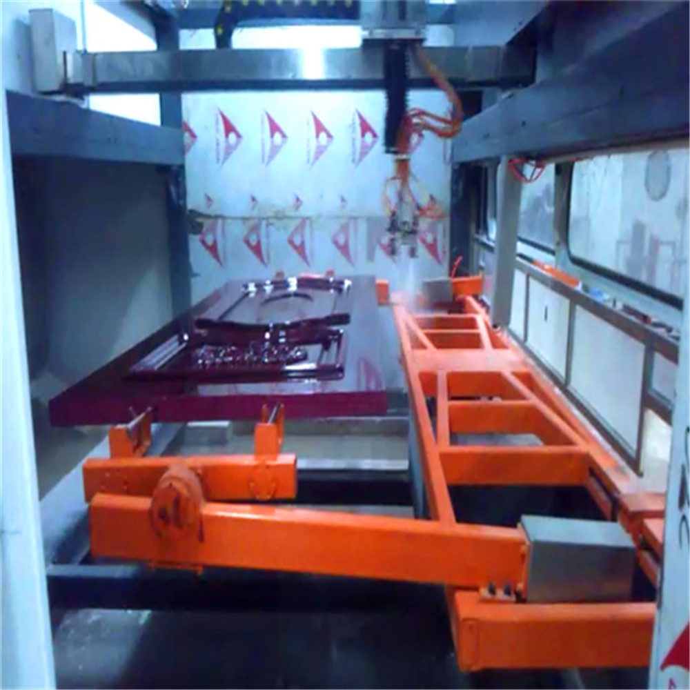 Wooden Door Six Axis Wood Painting Machine 5KW Automatic reciprocating