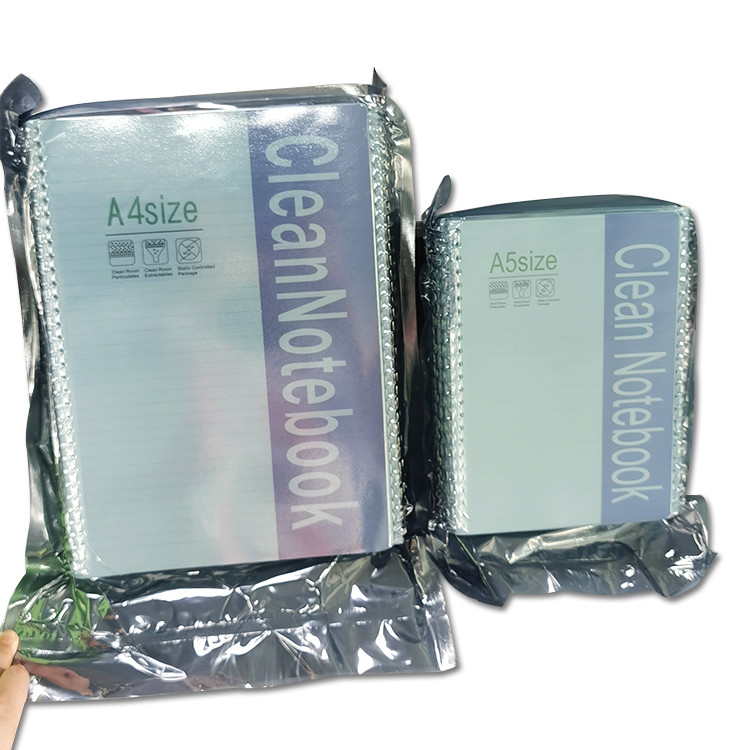 Spiral Type Customized Cleanroom Notebooks For Industrial