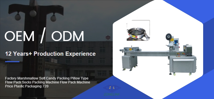 Pillow Flowing Automatic Packing Machine For Shrink Milk Sugar Candy