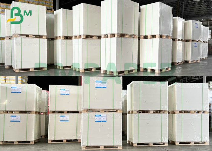 12pt 14pt One Side Coated FBB Board Whiter Surface For Cake Box 70 x 100cm 