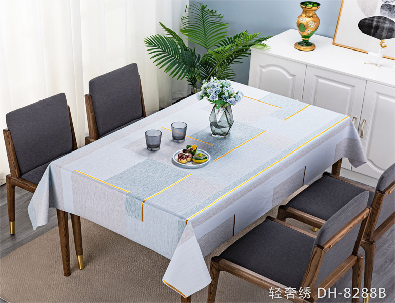 Nonwoven Direct Oil Proof Washable Table Cover for White Wedding Reception Party