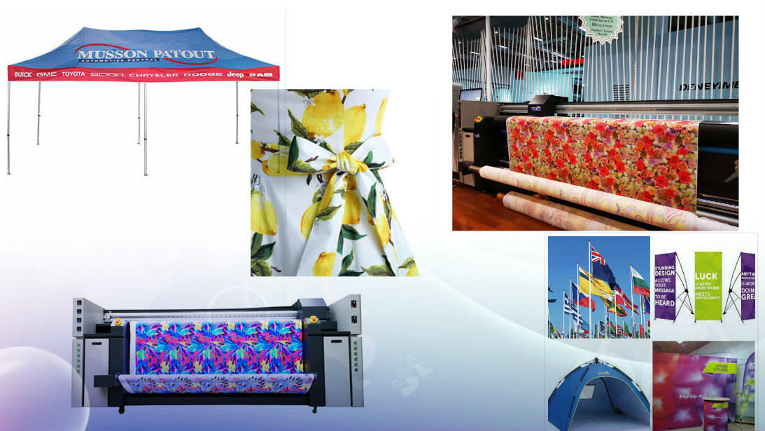 Banner Large Format Textile Printer Sublimation Printer For Cotton Fabric