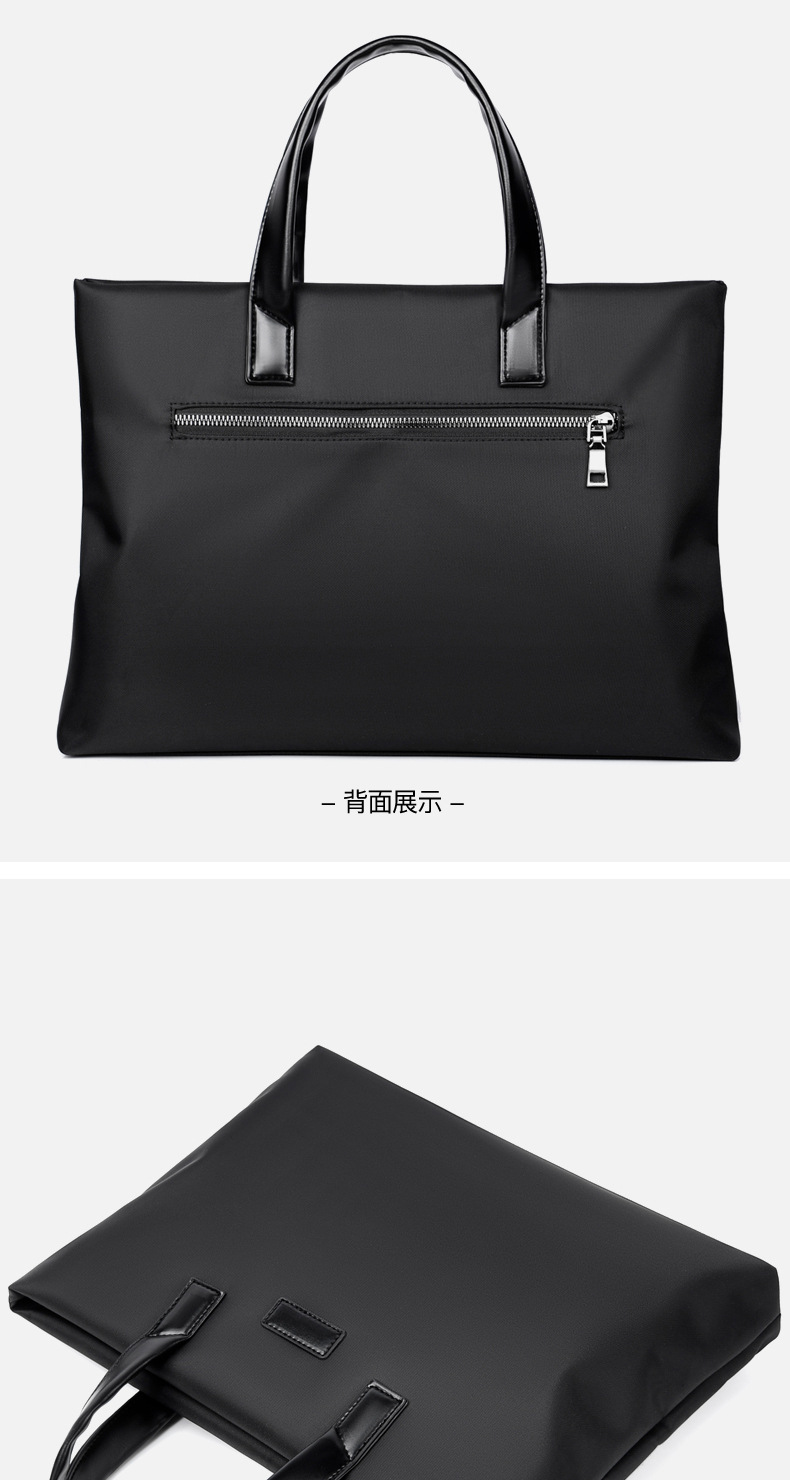 Factory Customized New Men's Document Bag Handbag Business Travel Fashion Big Capacity Work Briefcase